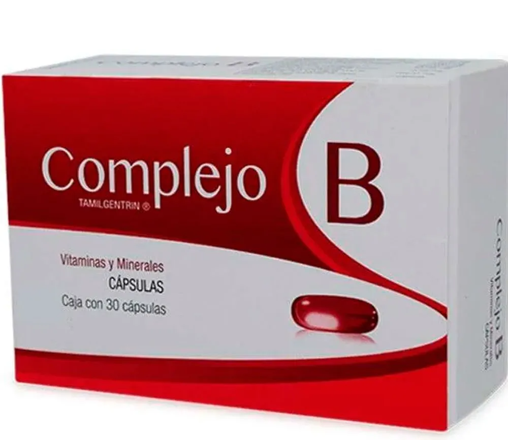 Tamilgentrin 30 Cápsulas, Lab. Progela (Complejo B) – KNB