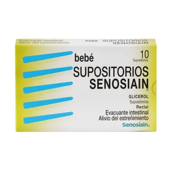 Supositorios Senosiain Bebé 10 Sup. Supositorios Lab. Senosiain (Glicerol 1478.000 mg)