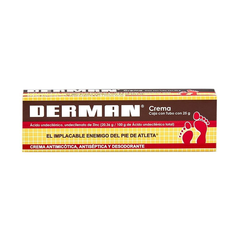 Derman crema 50 gr, Lab. KSK (Ácido undecilénico 20.36 g / 100 g )