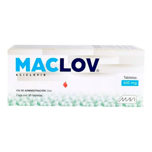 Maclov 35 Tabletas Lab. Mavi (Aciclovir 400.000 mg)