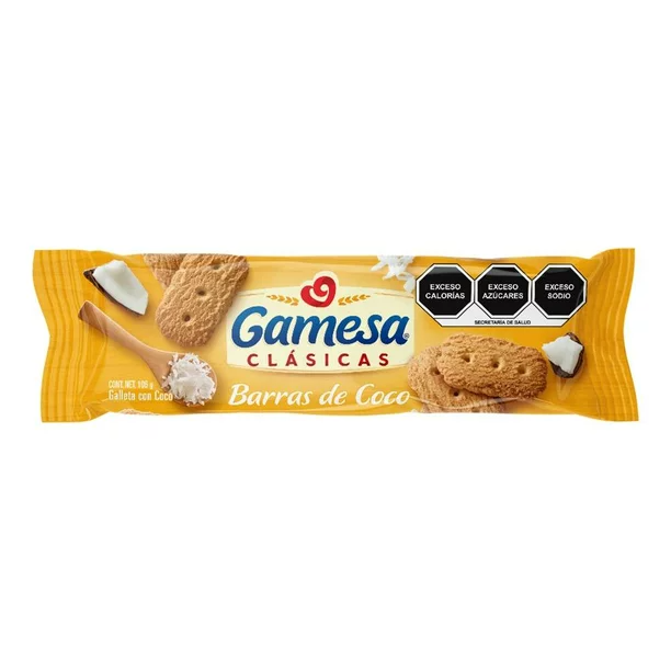 Galletas Barras de Coco 106 g, Gamesa