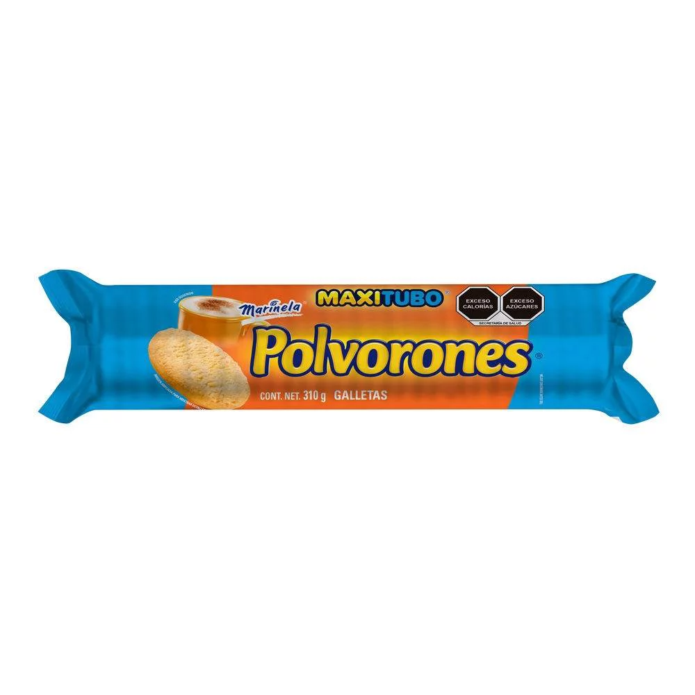 Galletas Tubo Polvorones 310 g, Marinela