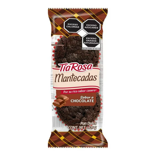 Mantecadas Sabor Chocolate 142.5 g, Tía Rosa