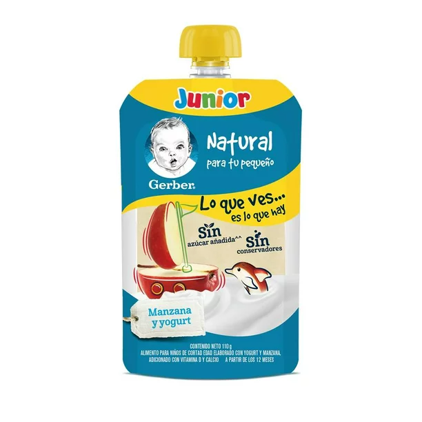 Gerber Junior Manzana 110 g, Nestlé