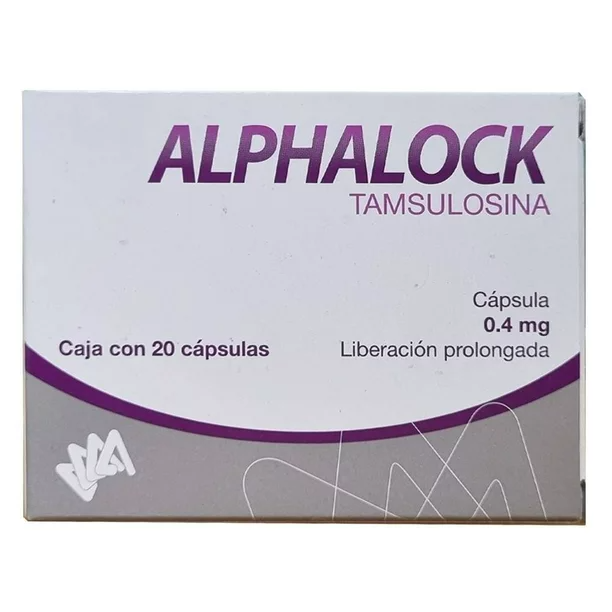 Alphalock 20 cápsulas, Lab. Allen (Tamsulosina 0.400 mg)