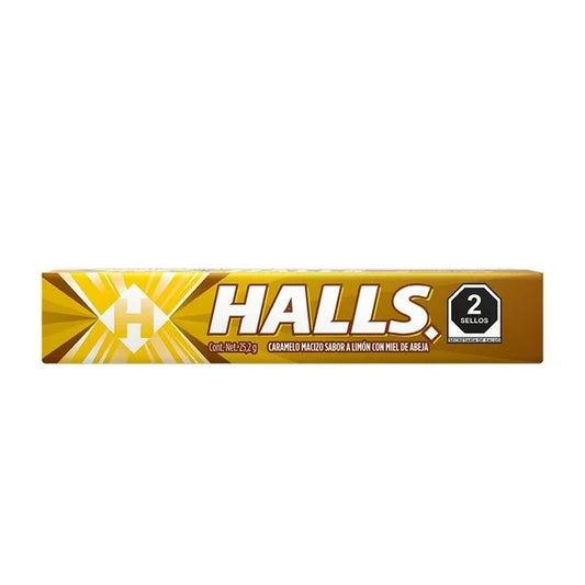 Halls Limón y miel 9 pastillas  Adams