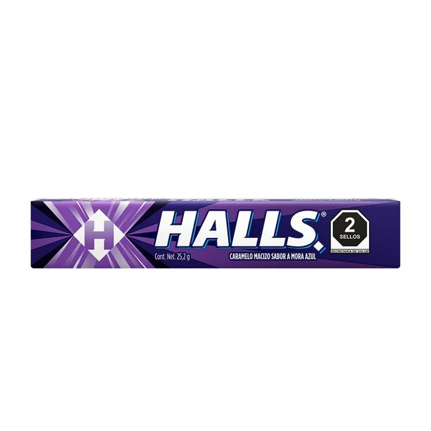 Halls Mora azul 9 pastillas  Adams