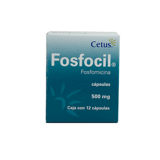 Fosfocil 12 Cápsulas Lab. Senosiain (Fosfomicina 500.000 mg)