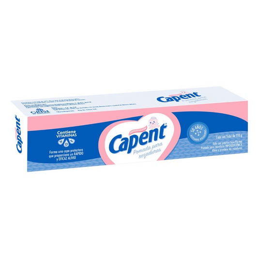 Capent Pomada 45 g, Grisi (Cloruro de Benzalconio 0.1 g, Óxido de Zinc 25 g / 100 g)