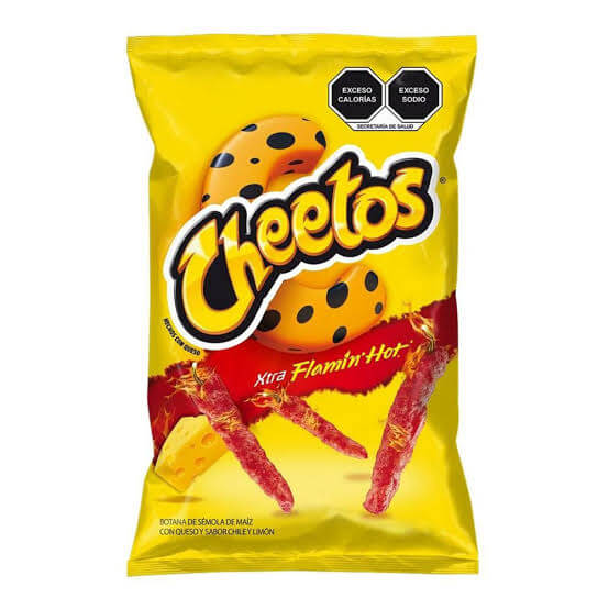 Cheetos xtra flamin hot 55g, Sabritas