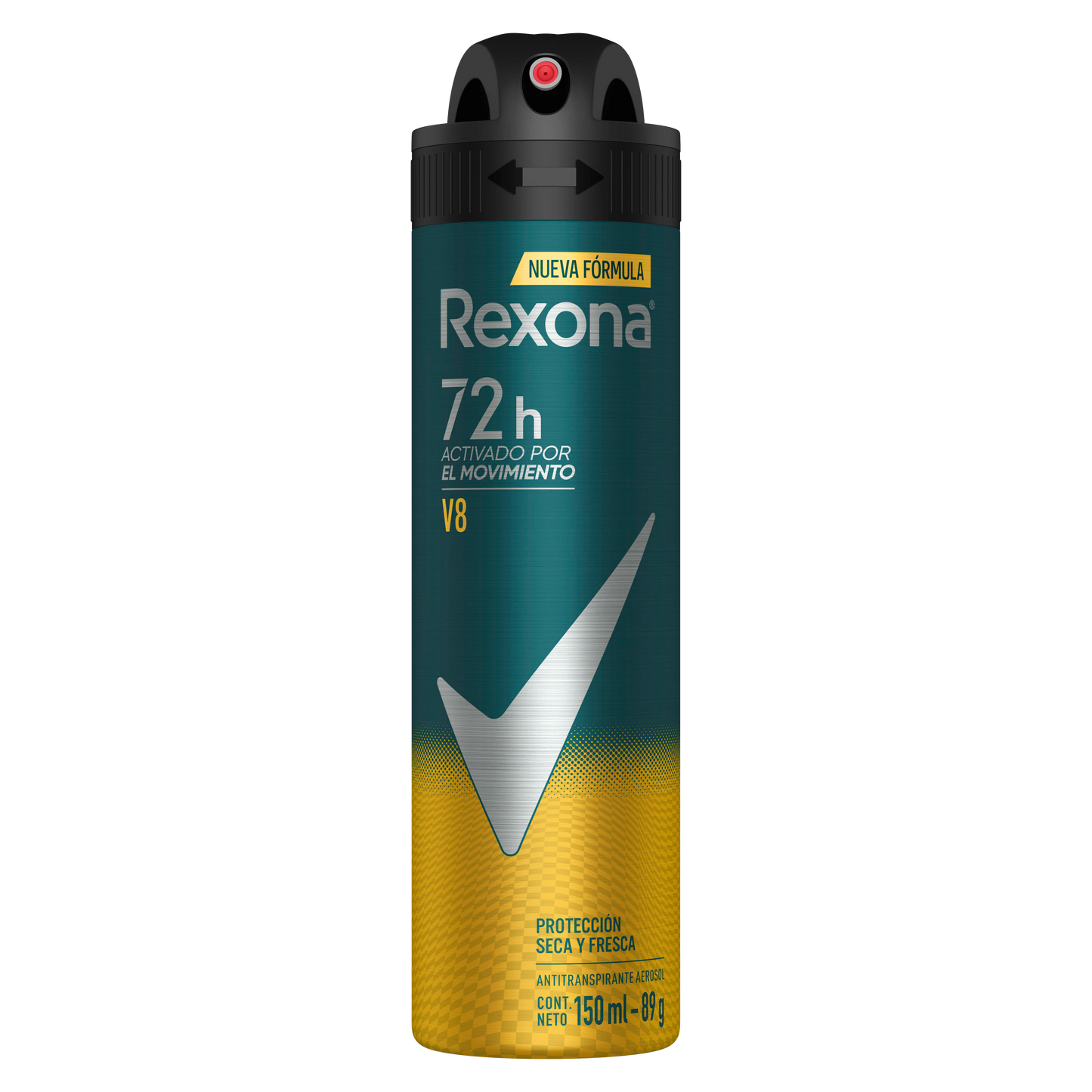 Desodorante en aerosol Rexona V8 72H 150 ml - 90 g, Unilever