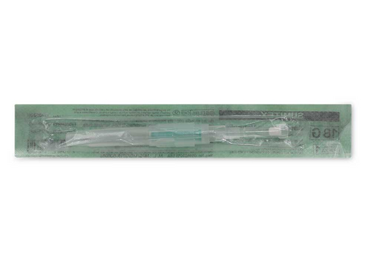 Catéter para Venoclisis Verde 18 G x 33 mm 1 pza, Sumitex