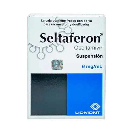 Seltaferon Suspensión 60 ml, Lab. Liomont (Oseltamivir 6 mg / 1 ml)