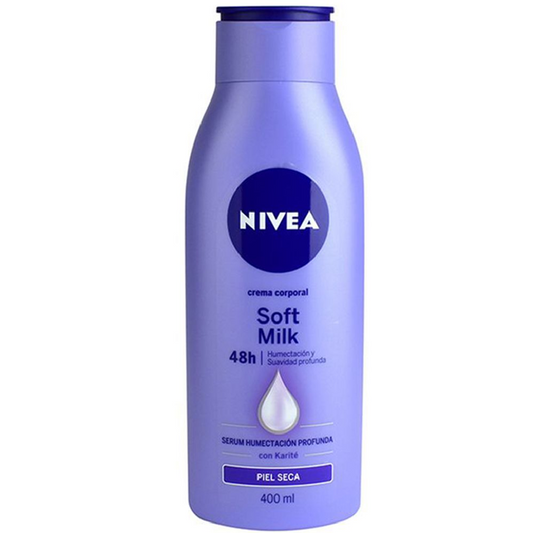 Crema Nivea Soft Milk Piel Seca 400 mL, BDF