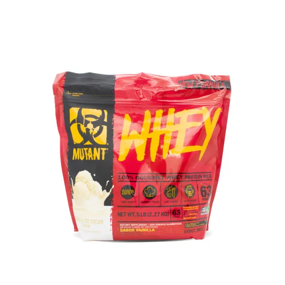 Proteína Mutant Whey 5 Lb 2.27 KG 63 servicios