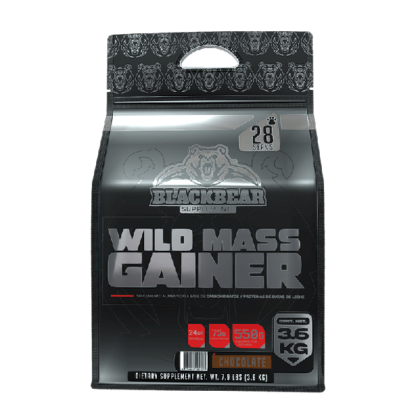 BlackBear, WILD MASS GAINER 3.6 KG 28 Serv.