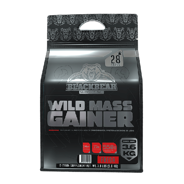 BlackBear, WILD MASS GAINER 3.6 KG 28 Serv.