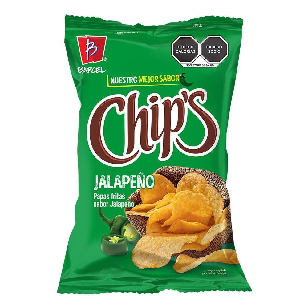 Mini Chips Jalapeño 42 g, Barcel