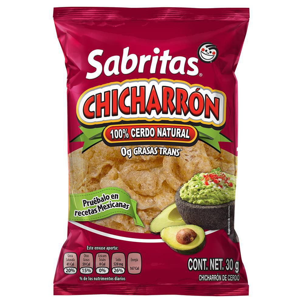 Chicharrón de cerdo 30g, Sabritas