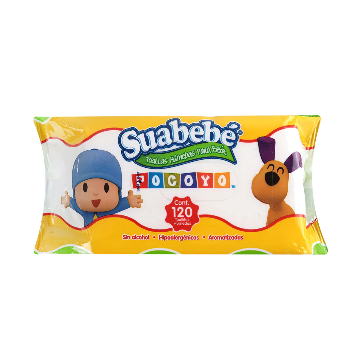 Toallitas Húmedas Suabebé Pocoyo 120 toallitas, Indelpa