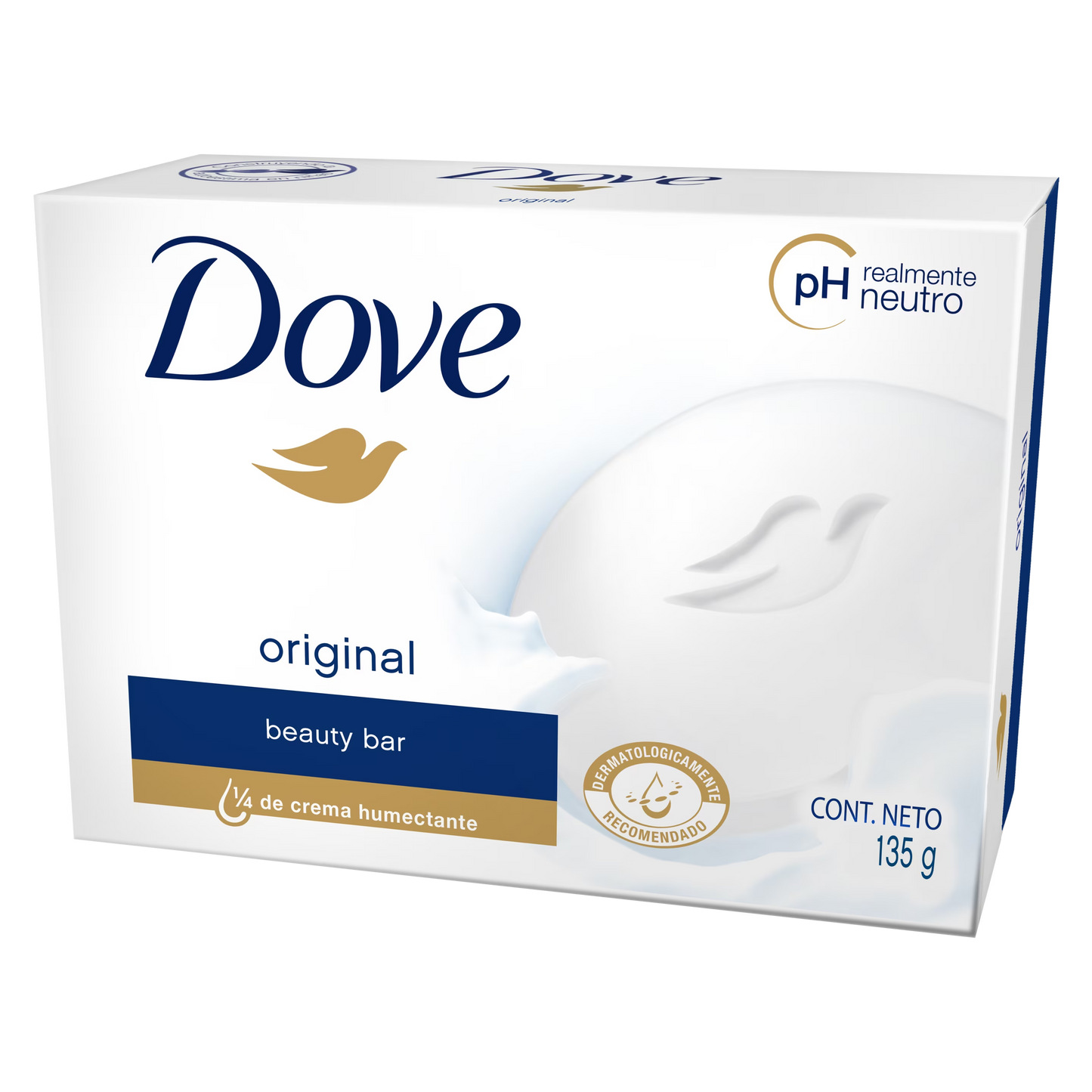 Jabón Dove Original 135 g, Unilever