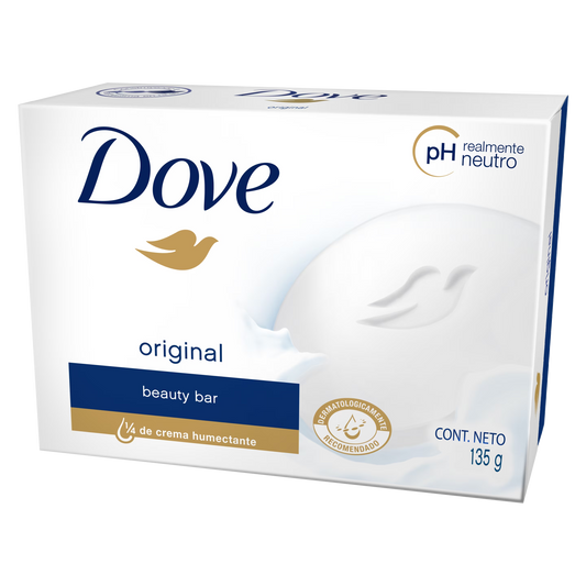 Jabón Dove Original 135 g, Unilever