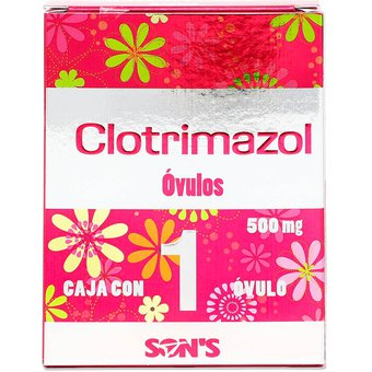 Clotrimazol 1 ovúlo, Lab. Son's (Clotrimazol 500 mg)