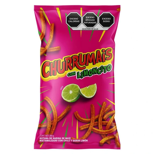 Churrumais con limoncito 64 gr, Sabritas