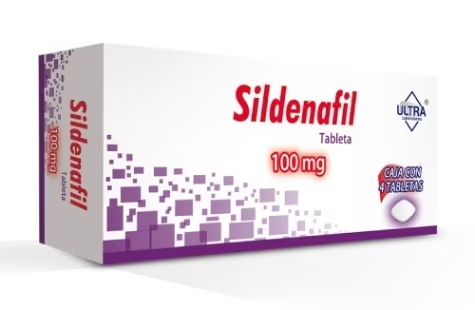 Sildenafil 4 tabletas, Lab. Ultra (Sildenafil 100mg)