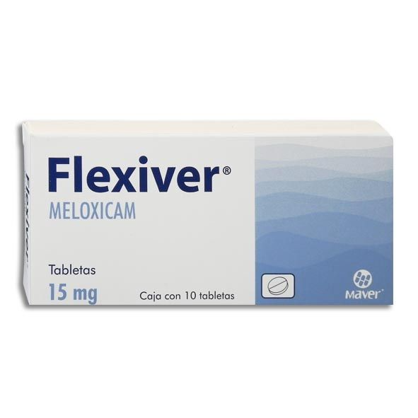 Flexiver 10 tabletas, Lab. (Meloxicam 15 mg)