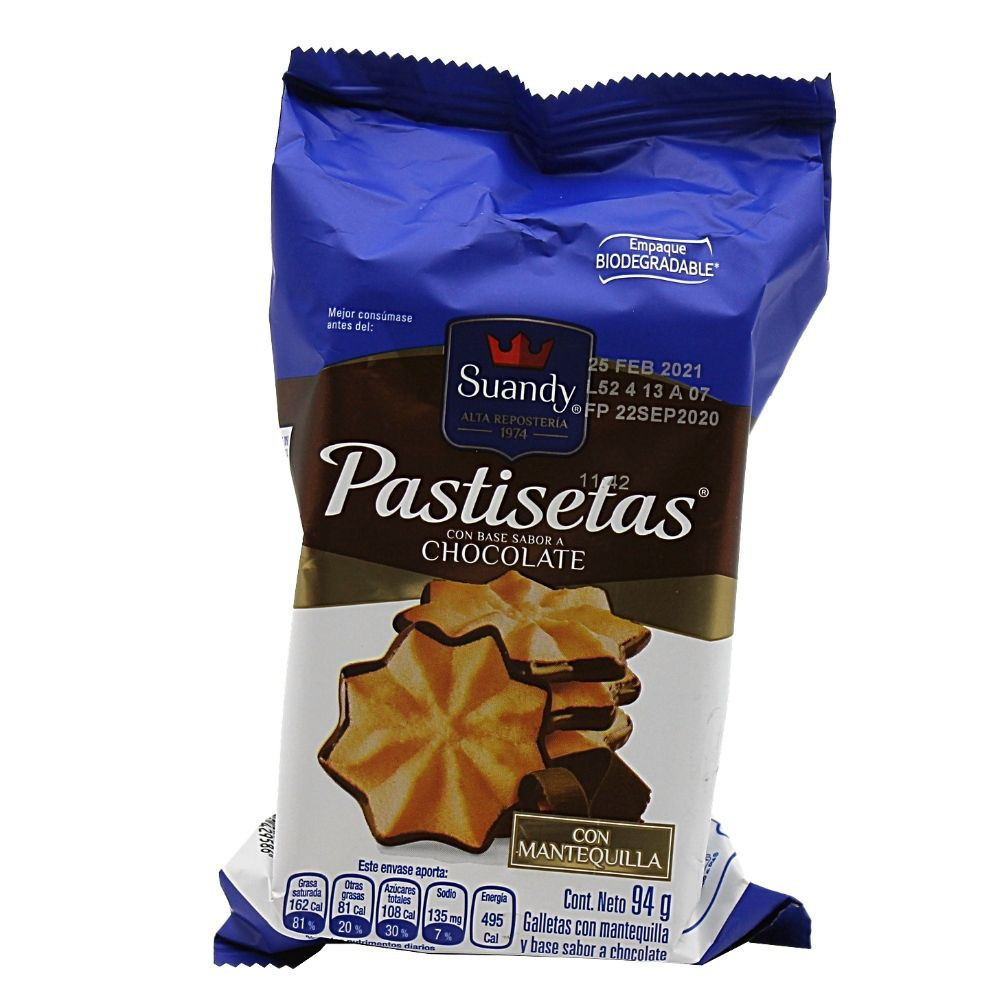 Galletas Pastisetas de Chocolate 94, Swandy