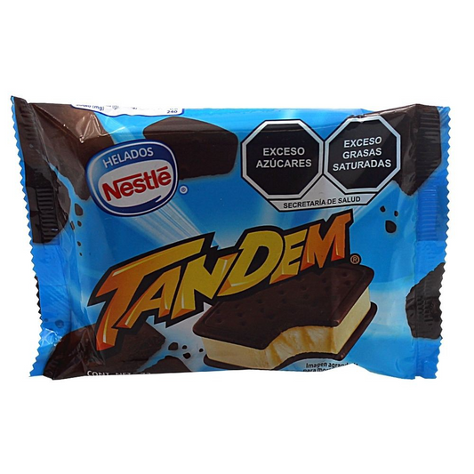 Sandwich de helado sabor vainilla Tandem 73 g, Helados Nestlé