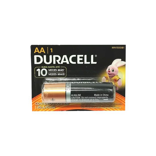 Batería Duracell AA 1 pza, Duracell