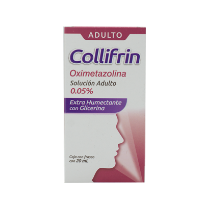 Collifrin Adulto 20 ml Solución (nasal) Lab. Collins (Oximetazolina 50.000 mg / 100 ml)