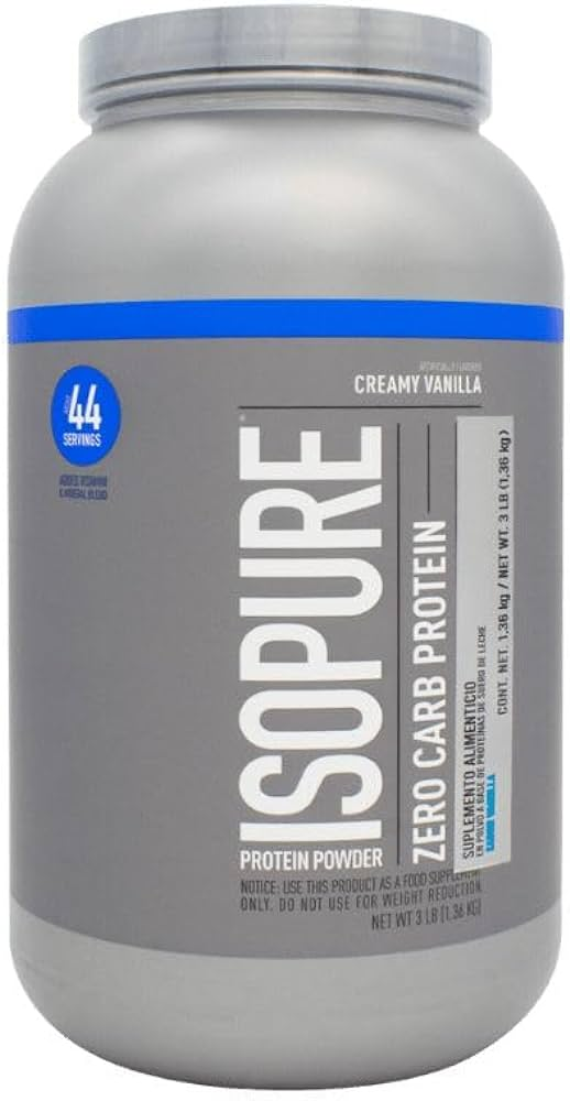 ISOPURE Zero Carb, Proteína Whey, 3 LBS / 1.36 Kg