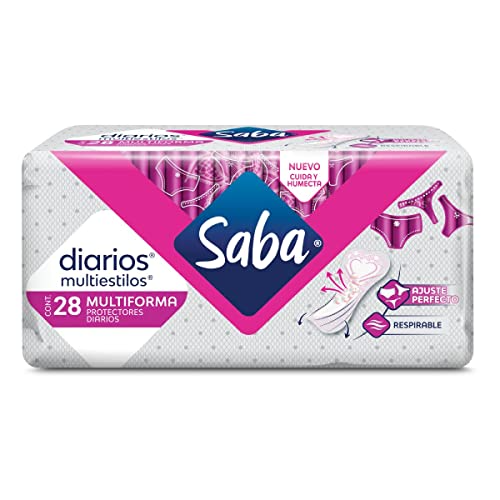 Protectores Diarios Multiestilos Saba 28 pzas, Essity