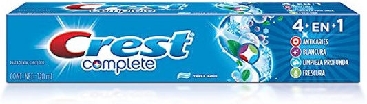 Pasta dental Crest Complete 4 en 1, 120 ml, P&G