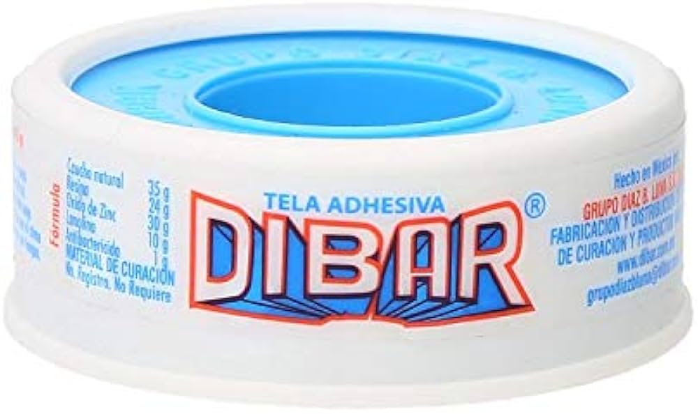 Tela Adhesiva 2.5 cm x 5 m, Dibar