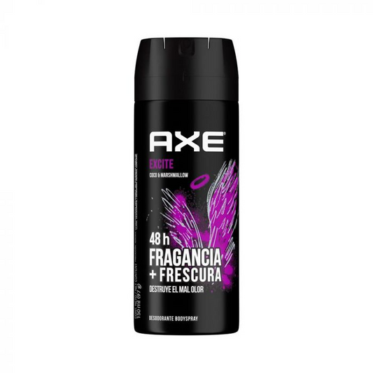 Desodorante en aerosol Axe Excite 150 ml - 96 g, Unilever