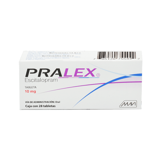 Pralex 28 tabletas, Lab. Mavi (Escitalopram 10 mg)