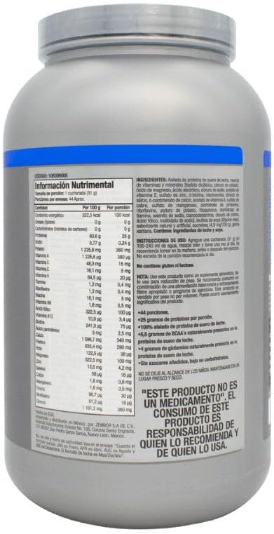 ISOPURE Zero Carb, Proteína Whey, 3 LBS / 1.36 Kg