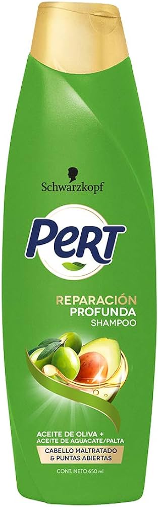 Shampoo pert reparcion profunda aceite de oliva y aguacate 180 ml, P&G