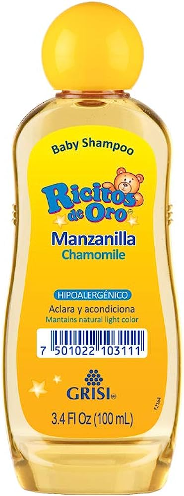 Shampoo para bebé Ricitos de Oro Manzanilla 100 ml, Grisi