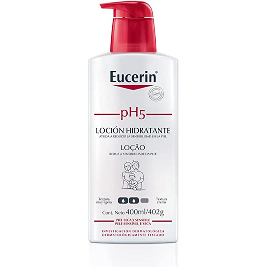 Crema corporal Eucerin pH5 Loción para piel sensible 400 ml, Beiersdorf