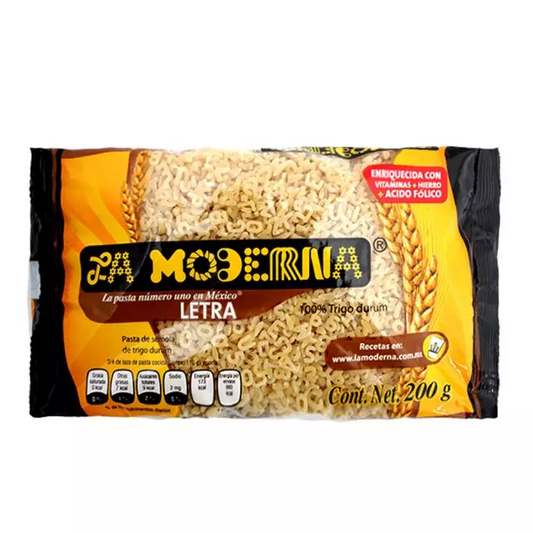 Pasta para sopa La Moderna Letra 200 g, La Moderna