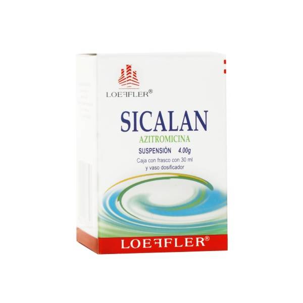 Sicalan 30 ml Suspensión (oral) Lab. Loeffler (Azitromicina 4.000 g / 100 ml)