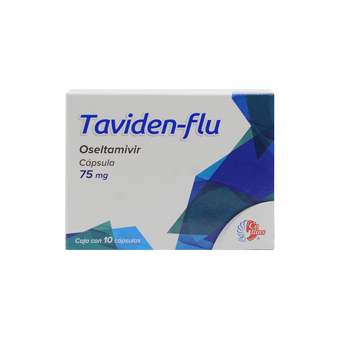 Taviden-flu 10 cápsulas, Lab. Collins (Oseltamivir 75 mg)