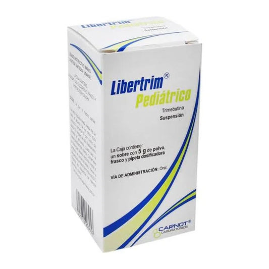 Libertrim Pediatrico Suspension 26 ml, Lab. Carnot (Trimebutina 0.6 g / 5 g)