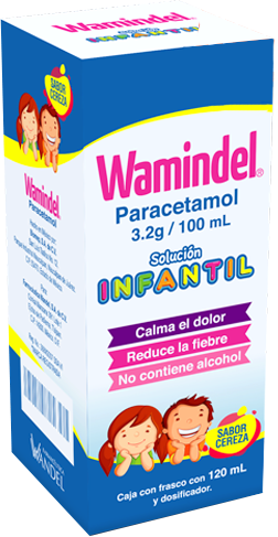 Wamindel 120 ml Solución (oral) Lab. Wandel (Paracetamol 3.200 g / 100 ml)