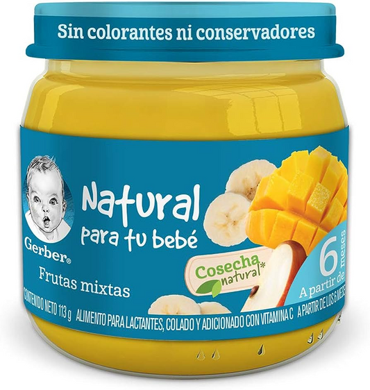 Gerber Frutas Mixtas 100 g, Nestlé